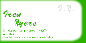 iren nyers business card